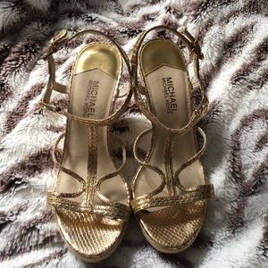 Gold Michael Kors Heels